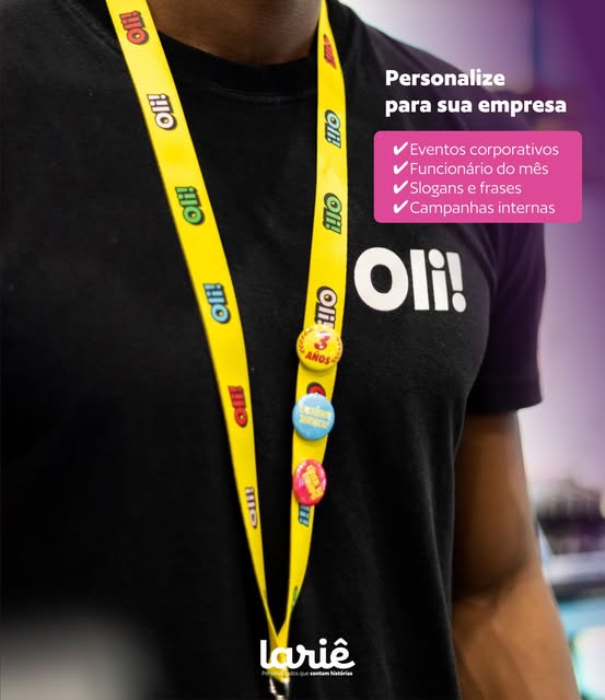 Publicação da Lariê sobre personalizados para empresas